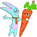 Ёлочная игрушка"Морковка"