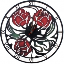 Часы настенные "Полевые цветы"