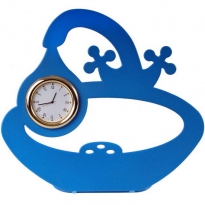 Часы настольные с логотипом компании из металла"Группа"
