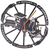 Настенные часы с логотипом компании из металла "Specpricep 1"