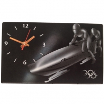 Часы настольные с логотипом компании из металла"СРпт"