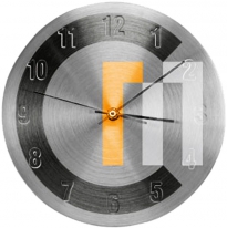 Настенные часы с логотипом компании из металла "ООО МТП"